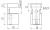 Полкодержатель "Куб" для ДСП и стекла, 4кг на пару, h=4-20мм, матовый хром, (компл 2шт), GTV