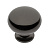 Ручка-кнопка, BERGAMO, d=33мм, металл, черный хром, GTV/25/250